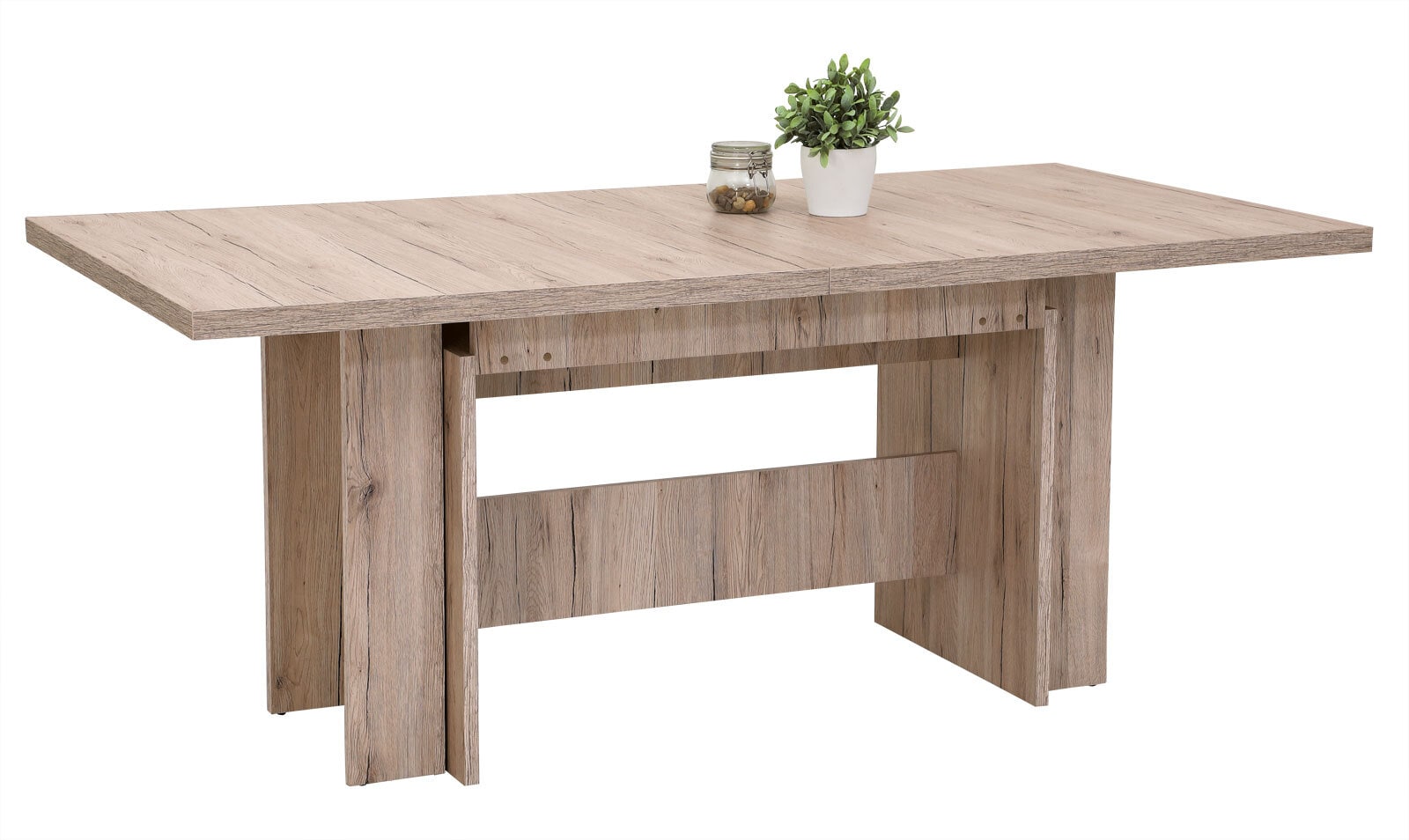 Tisch Lia II Sandeiche Nachbildung 160(320) x 76 x 90 cm