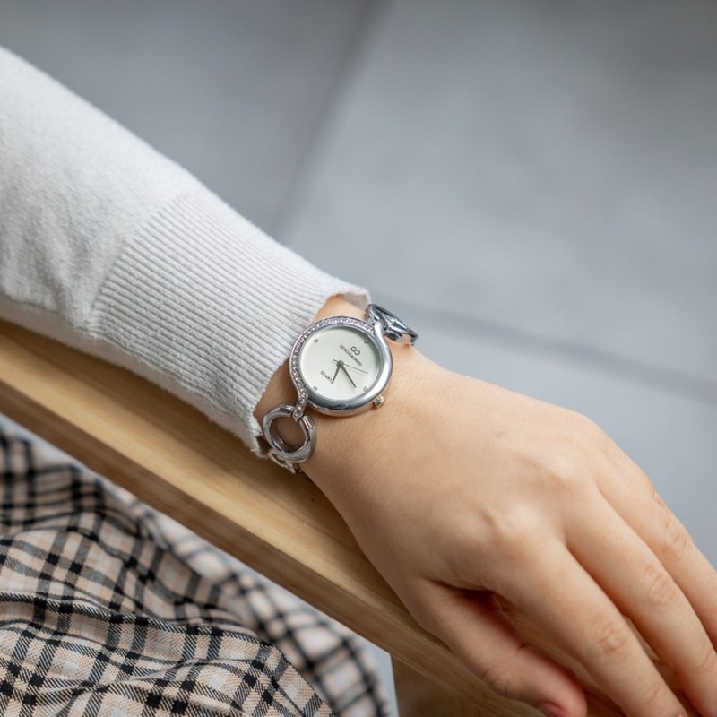 Montre Femme GIORGIO bracelet Acier Argenté