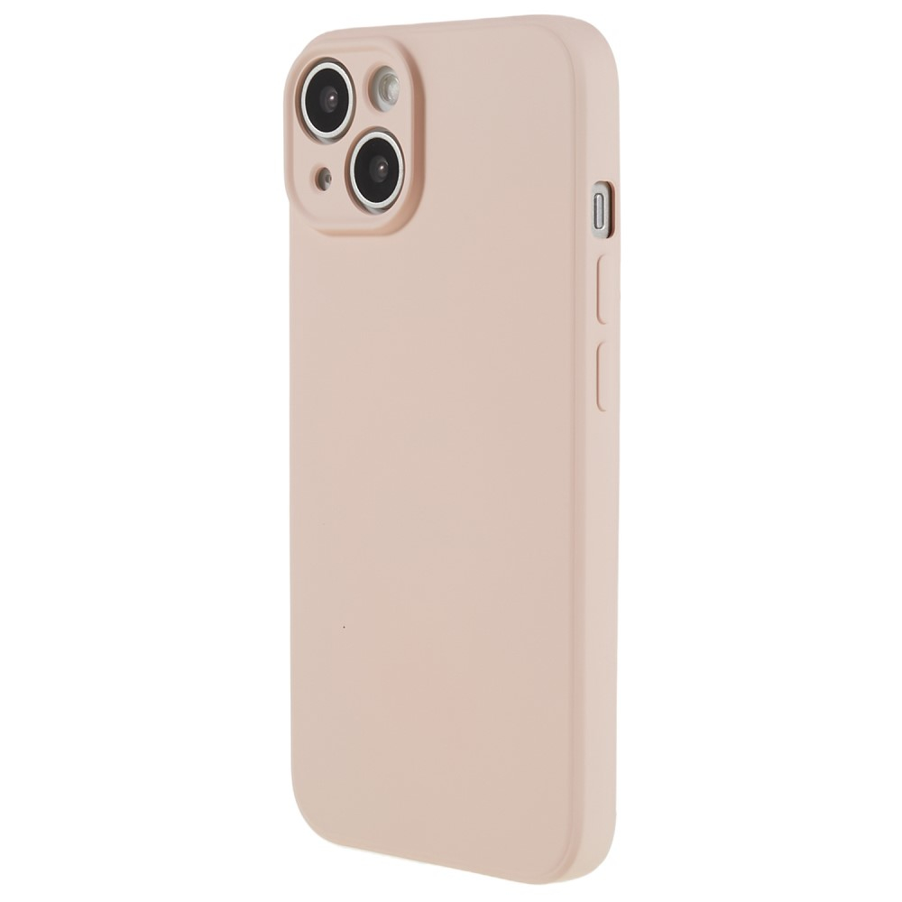 iPhone 14 Gummi Case Hülle mit Kameraschutz - Rosa (Matt)