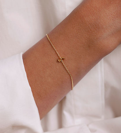 Design Letters Armband - S - 18 Karat vergoldet