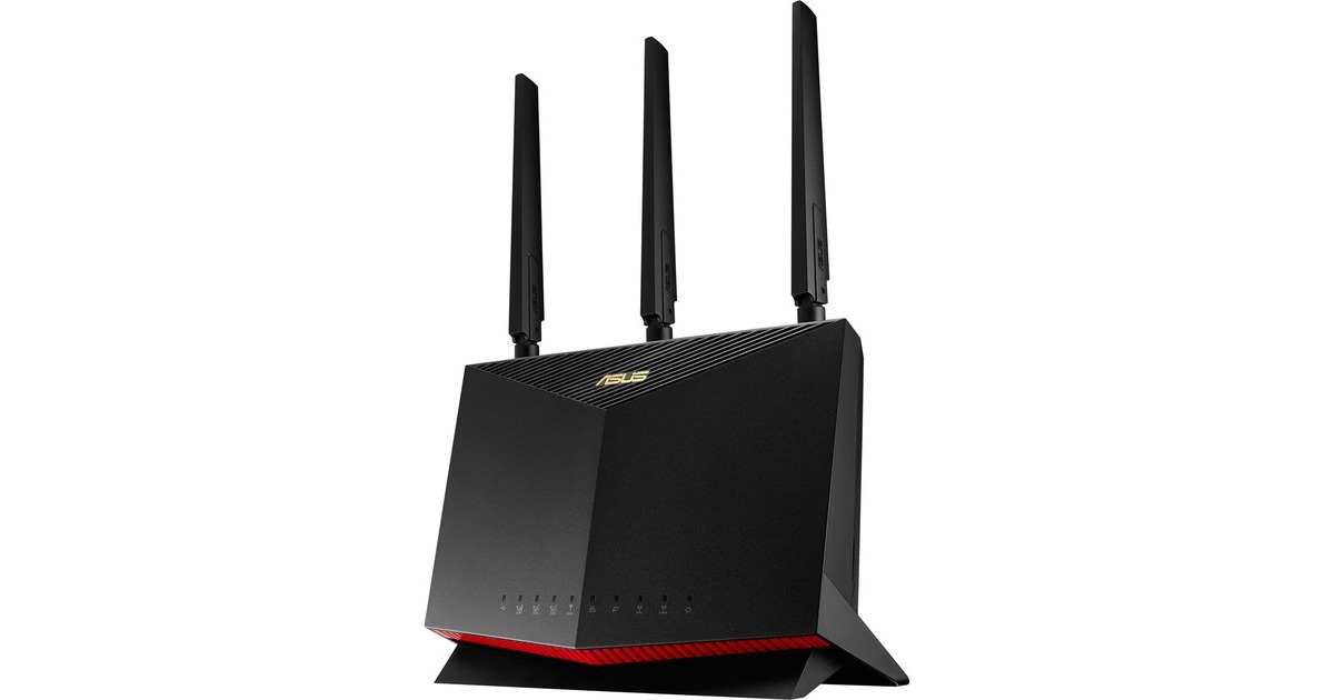ASUS4G-AC86U wlan lte router  (Zwart/rood)