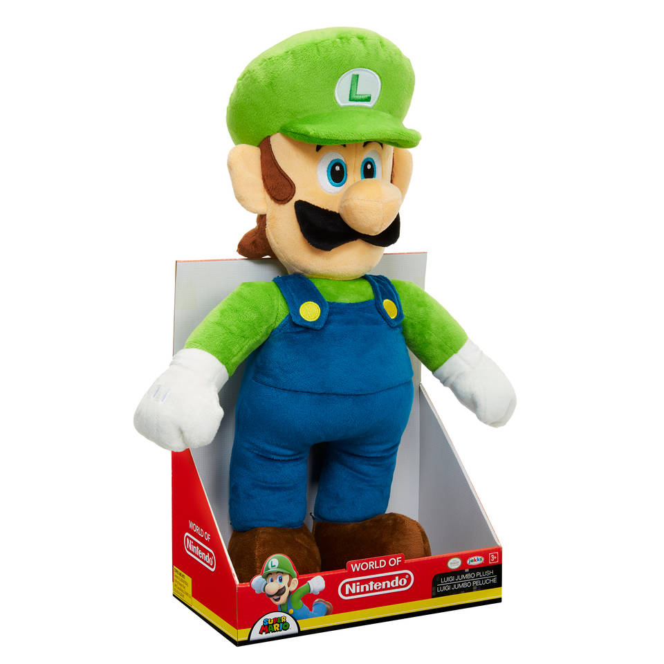 Nintendo Super Mario knuffelpop Luigi - 50 cm