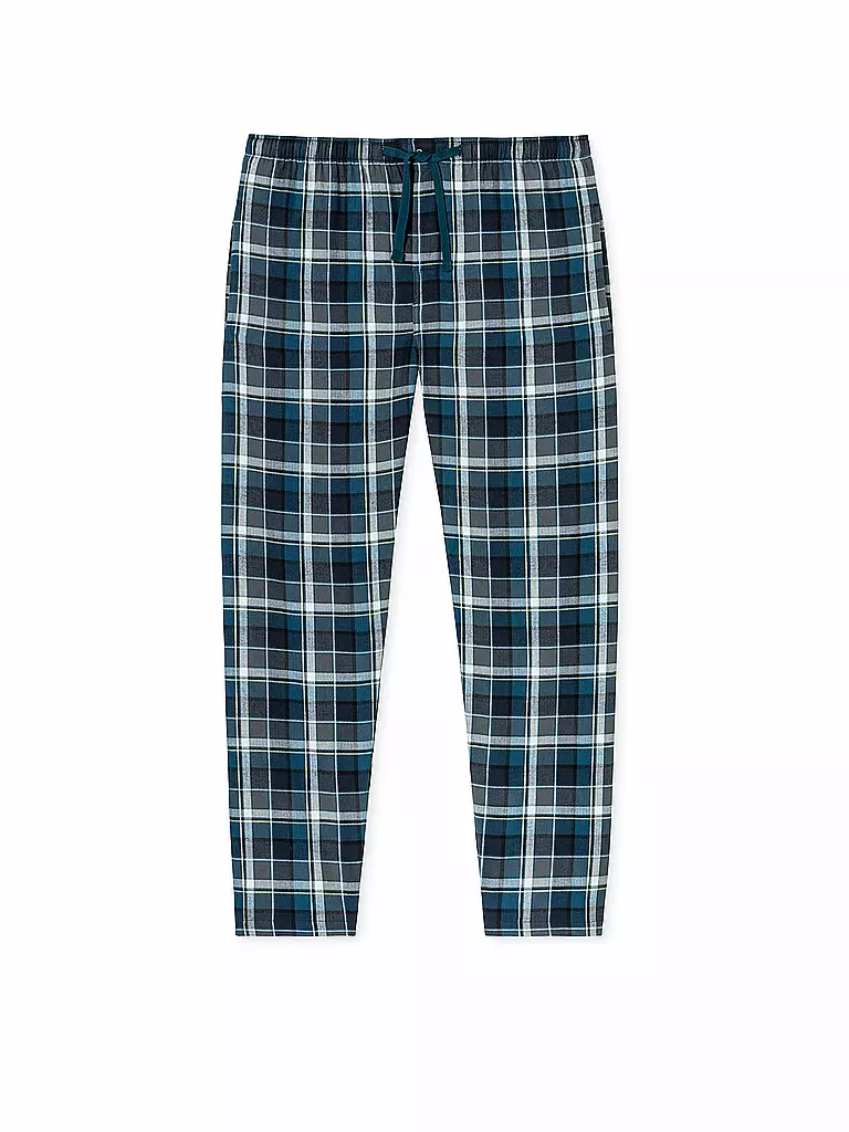 SCHIESSER Pyjama Hose blau