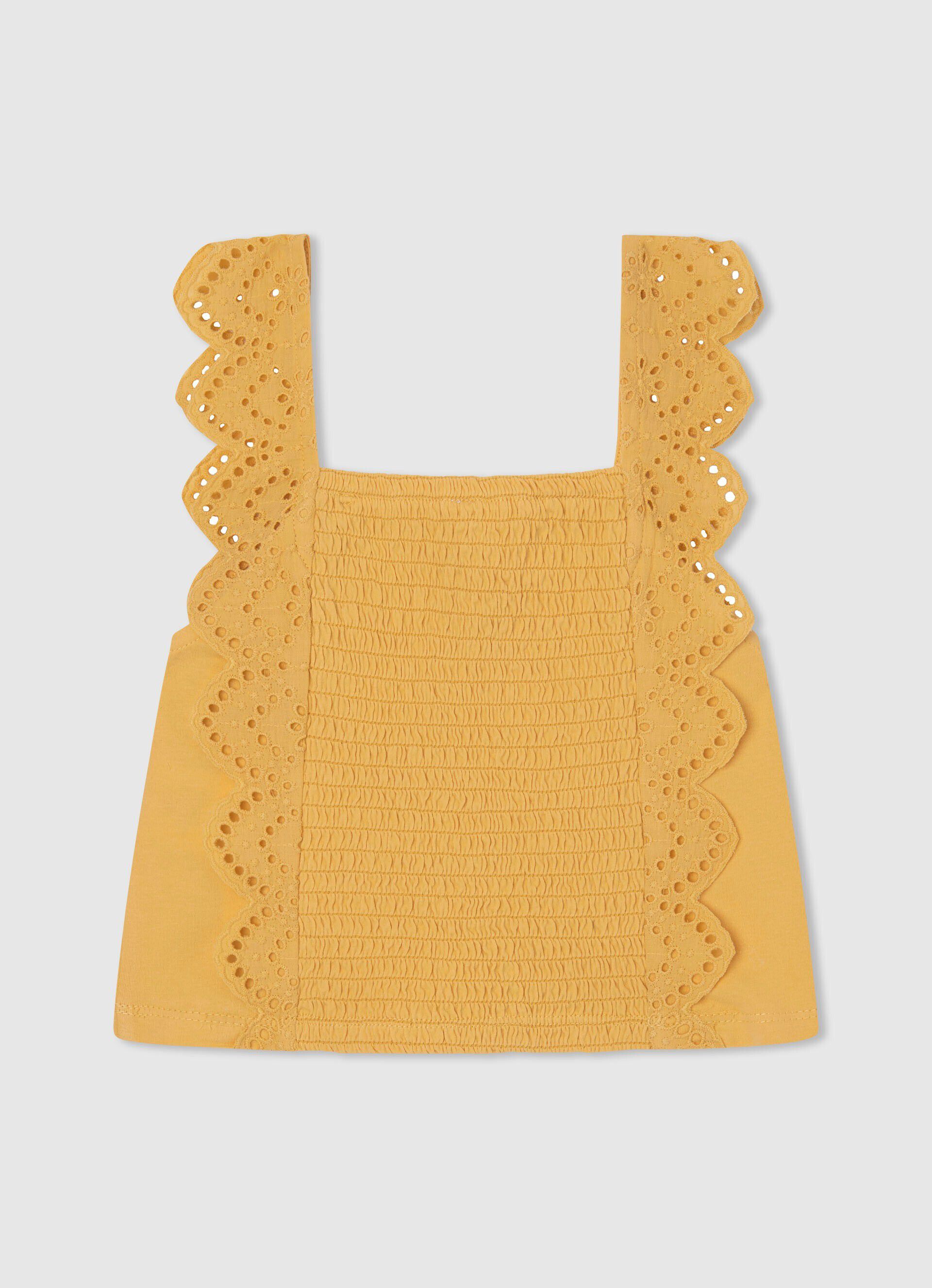 BLUSA REGATA COM BABADO - brilho