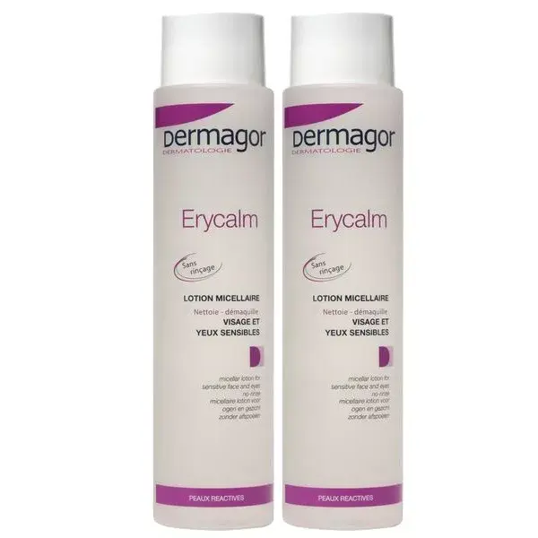 Loção Micelar Dermagor Erycalm, Pacote com 2 x 400ml