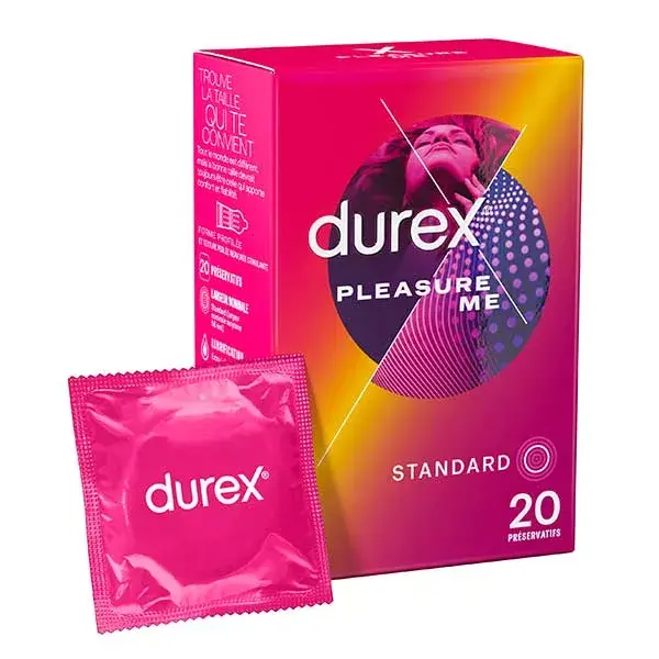 Camisinhas Durex Pleasure Me - 20 Camisinhas com Textura e Relevo