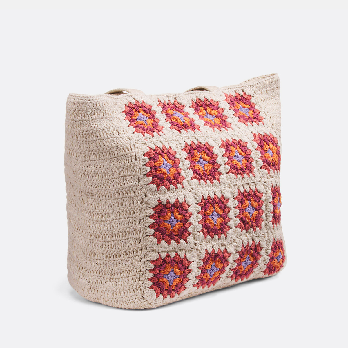 LA REDOUTE COLLECTIONS<br>Bolsa de crochê em algodão