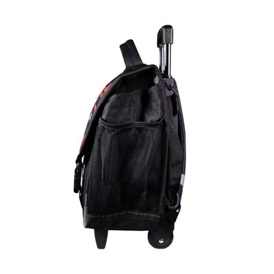 Cartable à roulettes Fast and Furious - 2 compartiments - noir - Bagtrotter