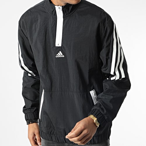 Coupe-Vent Col Zippé HJ9946 Noir