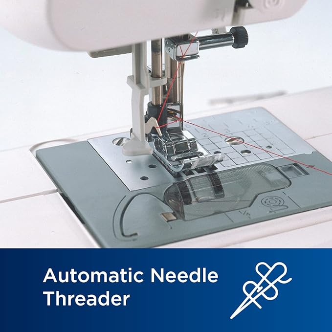 Brother Sewing and Quilting Machine, Computerized, 165 Built-in Stitches, LCD Display, Wide Table, 8 Included Presser Feet, White