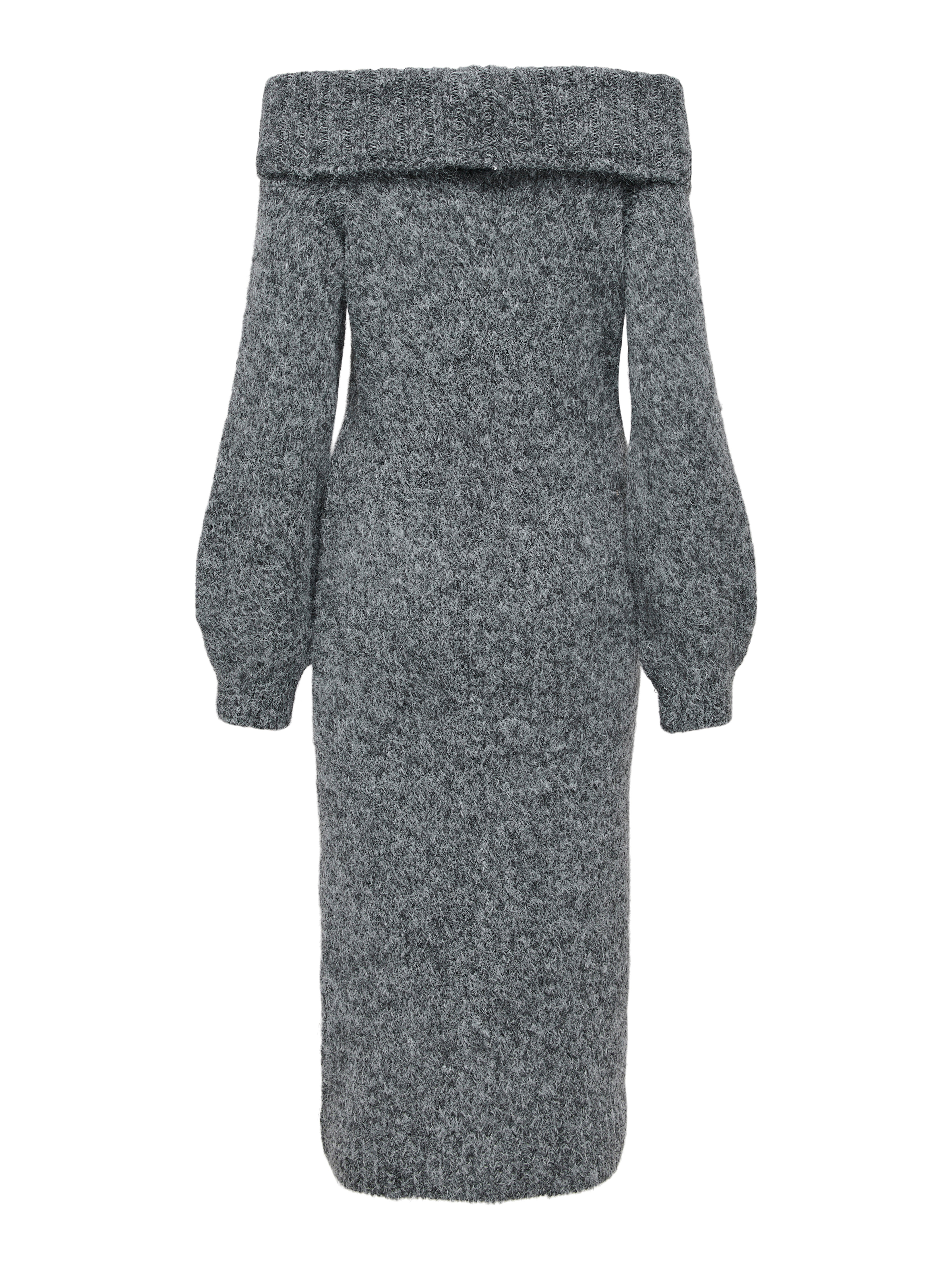 OLMMARIE Midikleid Medium Grey Melange