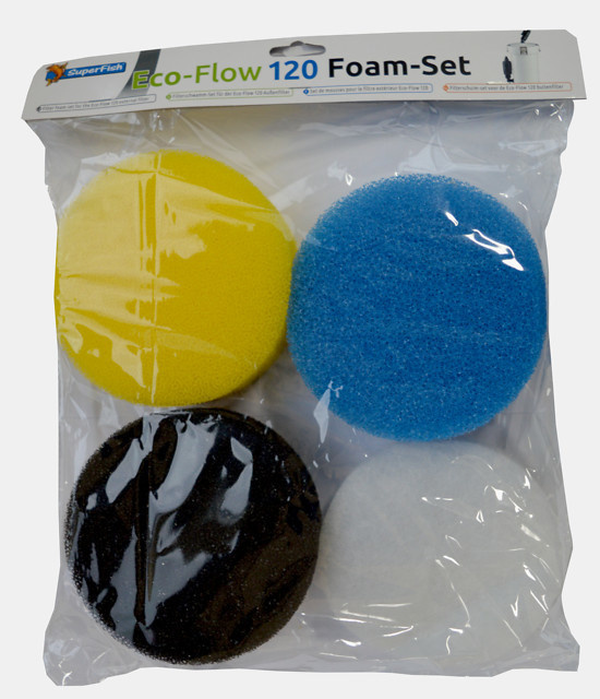 Superfish Eco Flow 120 met complete foam-set