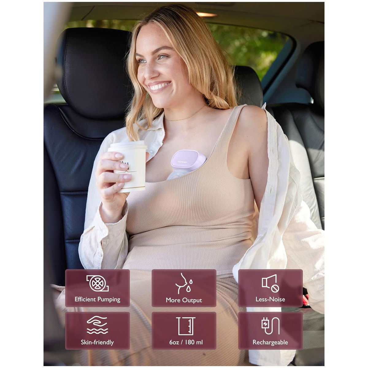 MomcozyMomcozy   S9 Pro Milchpumpe lila Doppelt