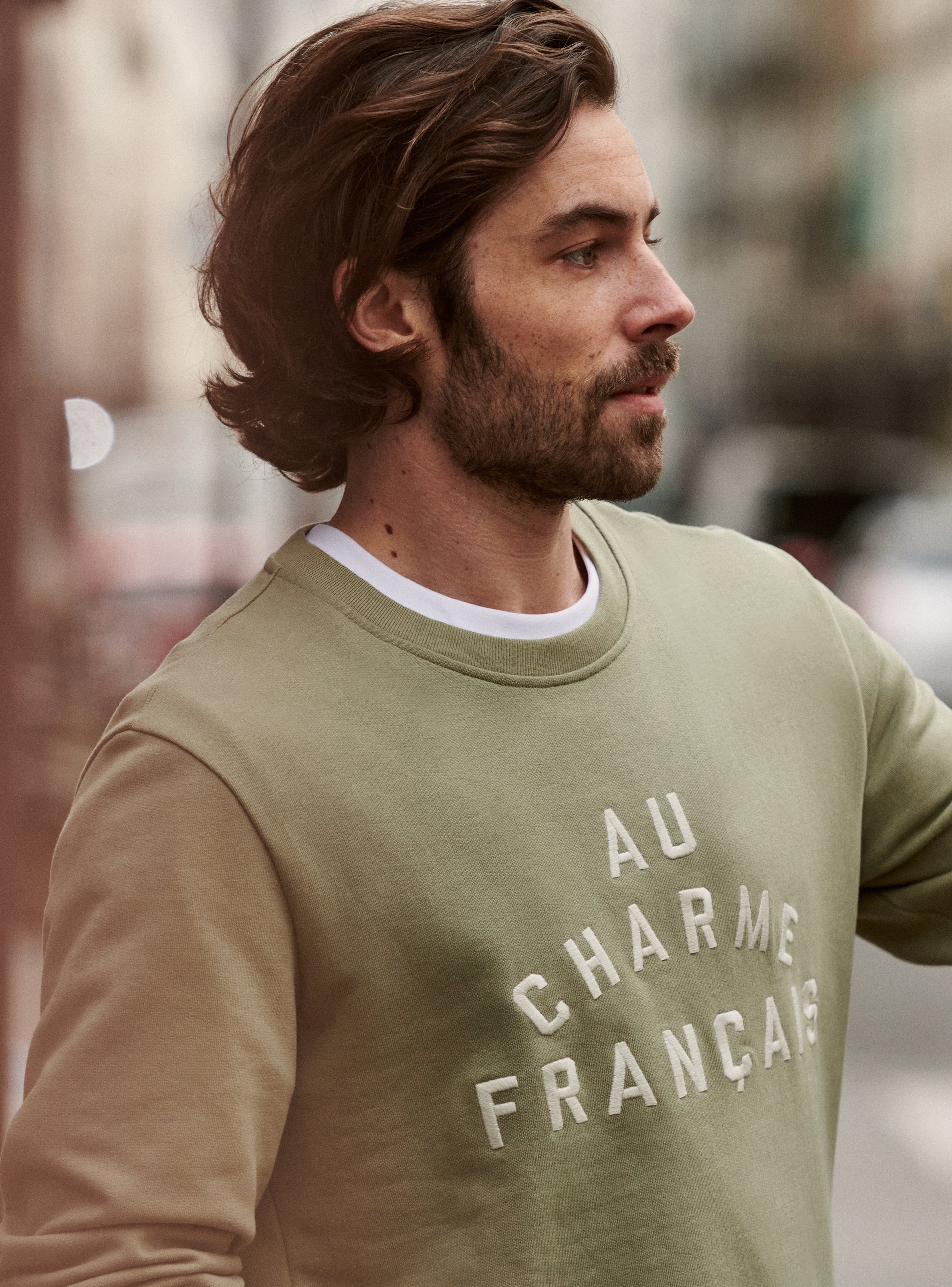 Sweat Legend Amande Ecru