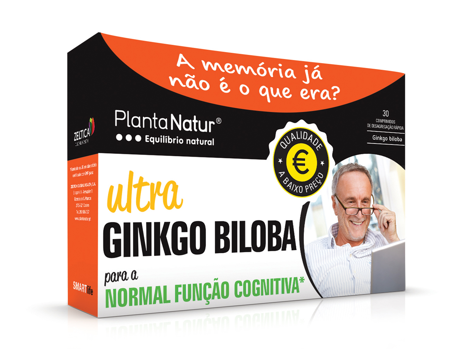 SUPLEMENTO PLANTANATUR ULTRA GINKGO BILOGA 30 COMP