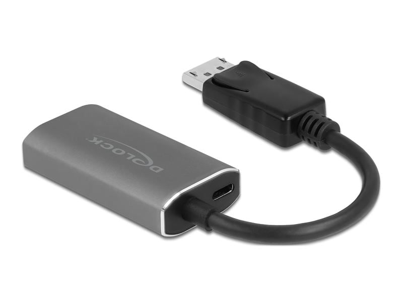 Delock Adapter 8K 60Hz DisplayPort - HDMI Aktiver DisplayPort 1.4 zu HDMI Adapter 8K mit HDR Funktion