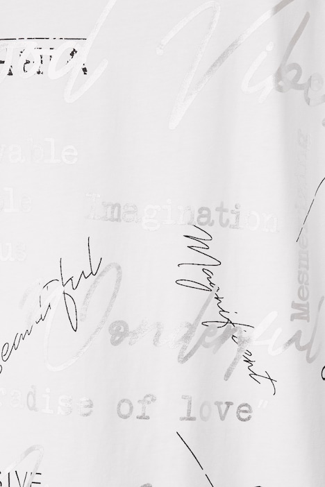 T-Shirt, Writing-Print, Rundhals, Langarm