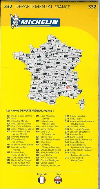 MICHELIN - 332 DROME VAUCLUSE