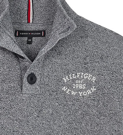 Tommy Hilfiger Bluse - Strick - Monotype - Desert Himmel/Ägäis S
