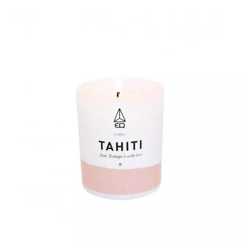 Bougie parfumée EQ LOVE 190g Teahupoo Tahiti
