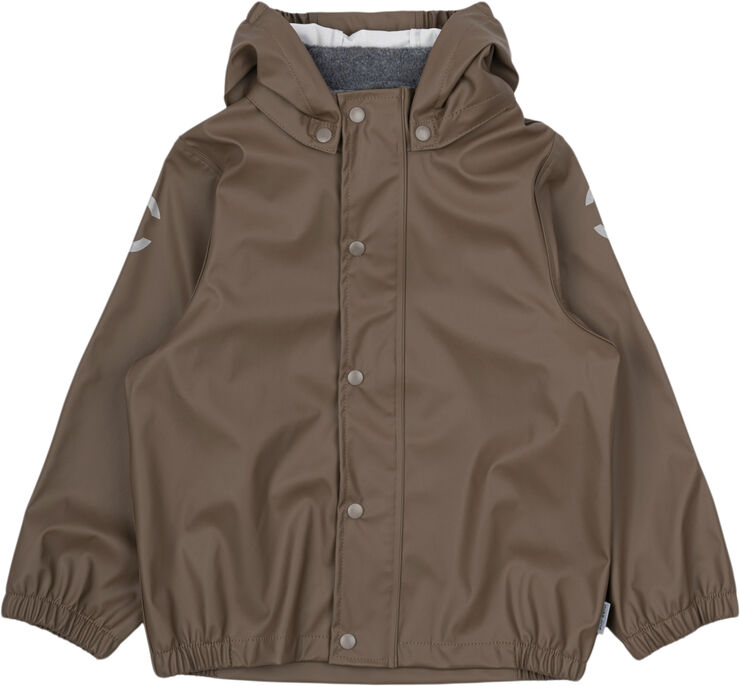 Mikk-Line PU Rain w. Susp. Recycled Chocolate chip