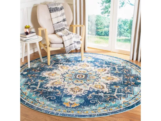 Tapis Blue & Light Blue 122 X 122 cm - Malaya
