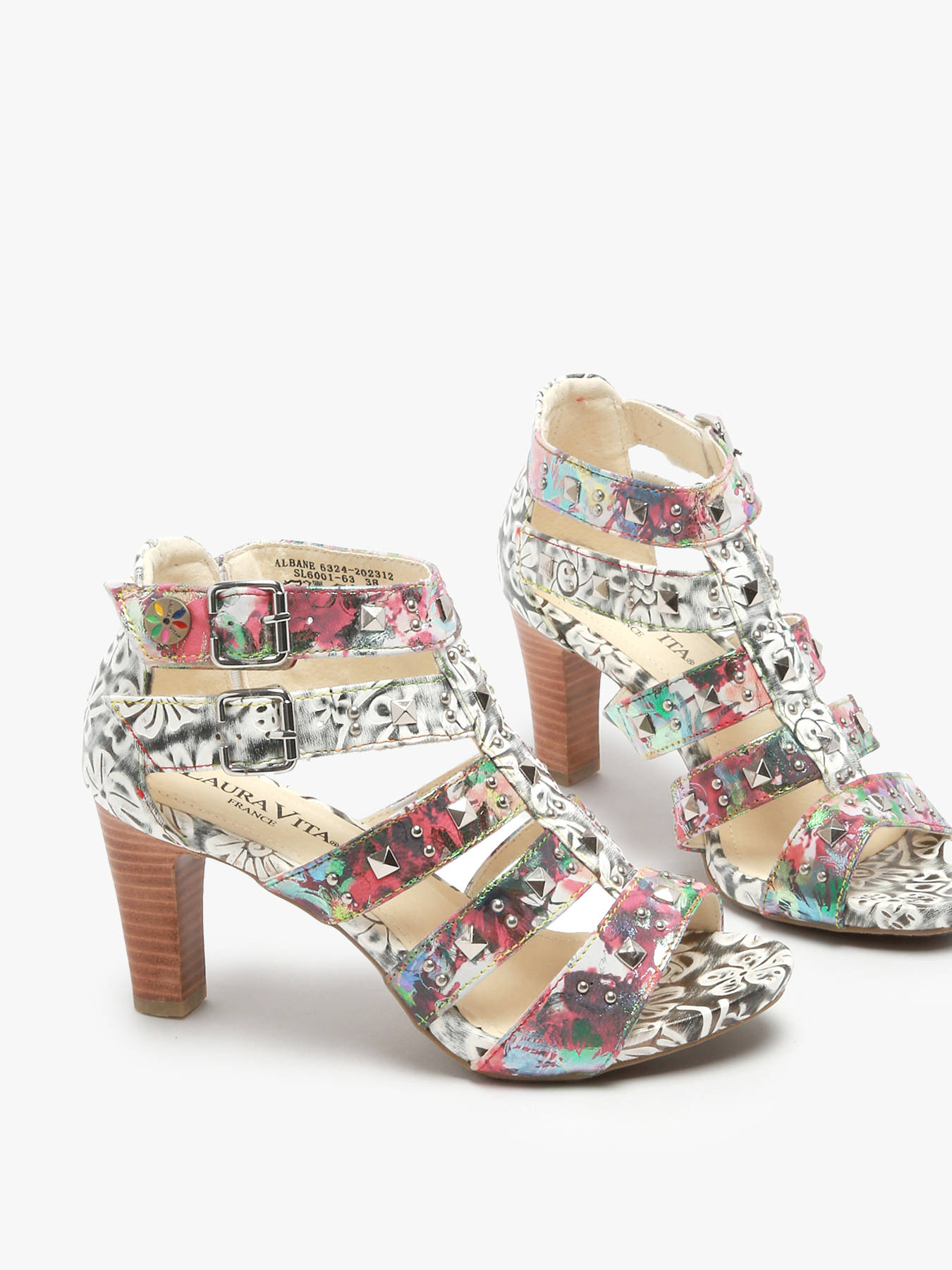 Sandales  talon en cuir LAURA VITA
