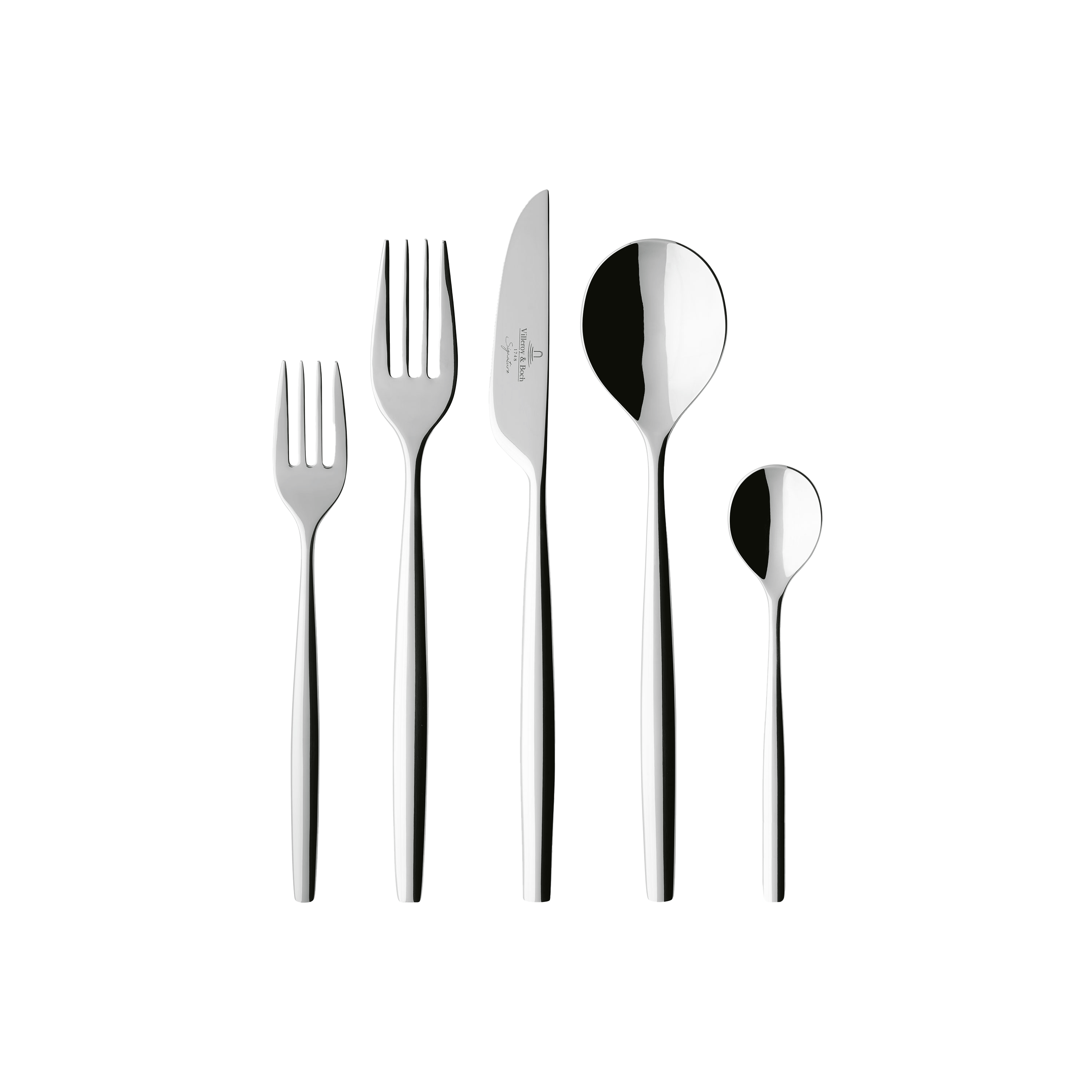 MetroChic 5-piece flatware set stainless steel