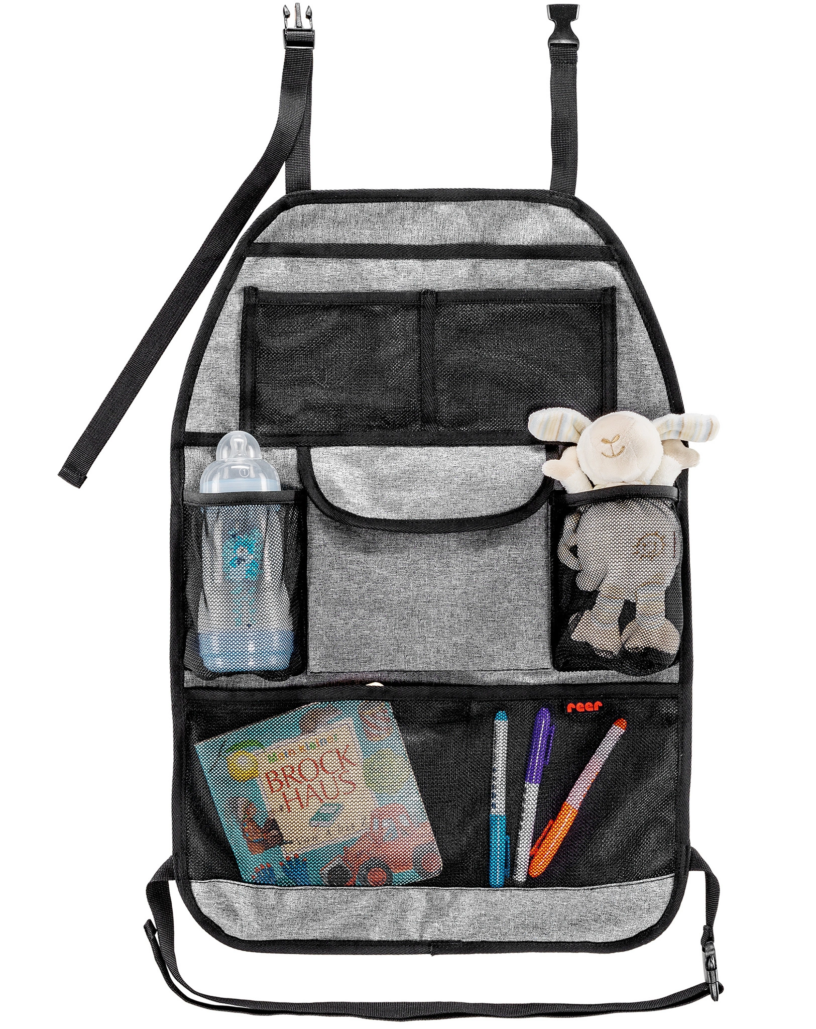 Autorücksitz-Organizer TRAVEL KID TIDY in grau