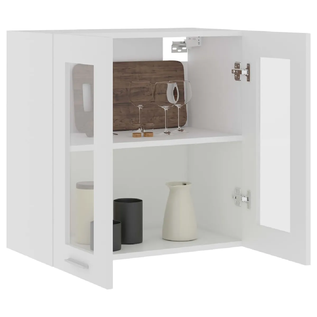 vidaXL Armoire Verre Suspendue