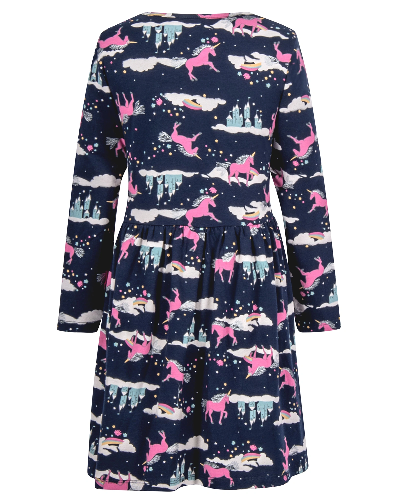 Langarmkleid MAGIC CASTLE in navy