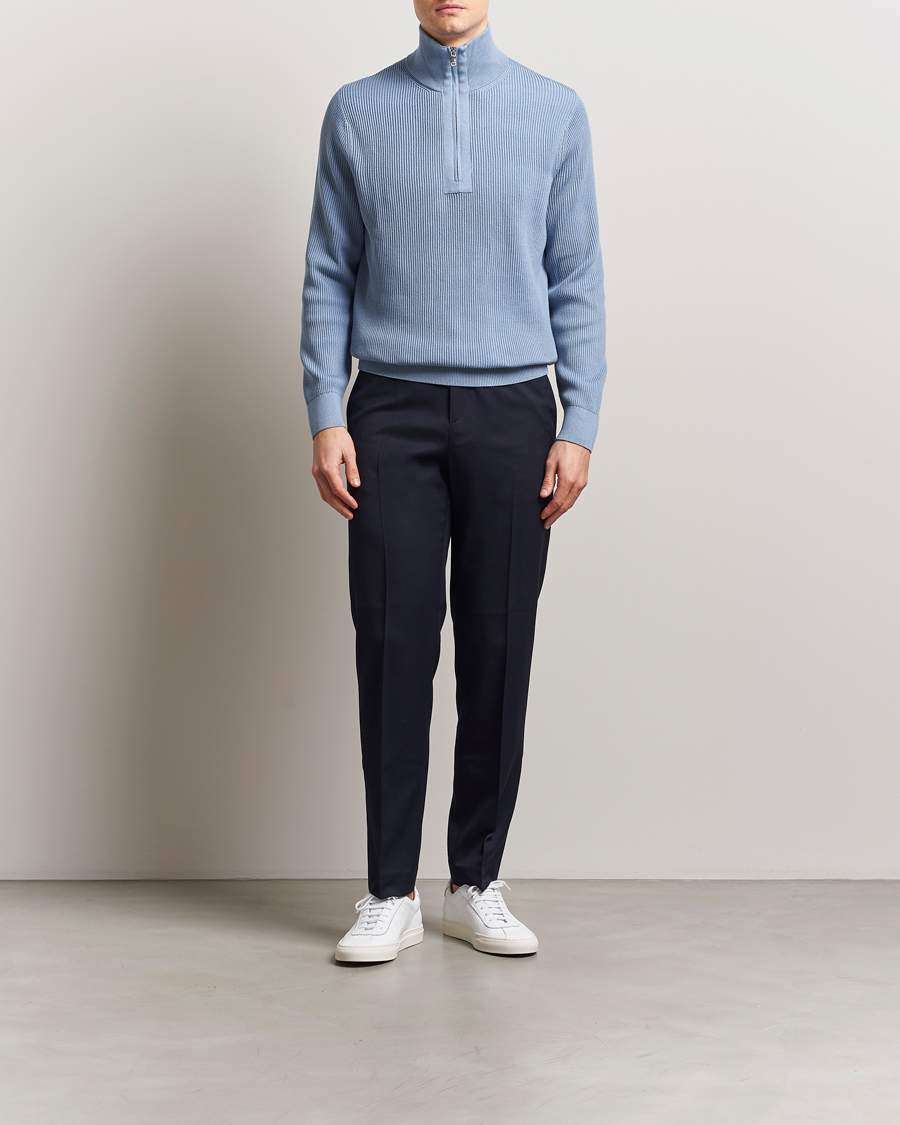J.Lindeberg Alex Knitted Half-Zip Rainwashed