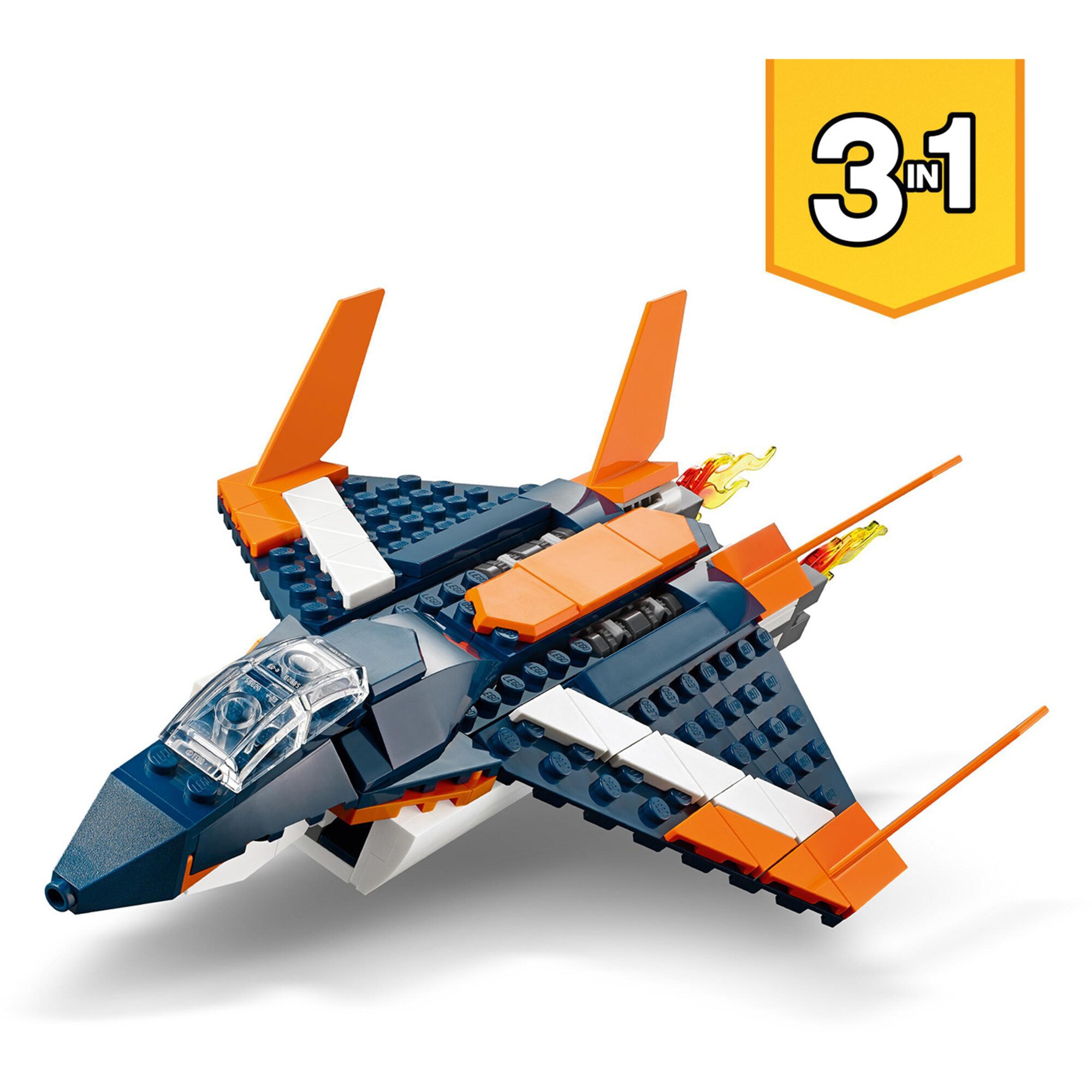 LEGO Konstruktionsspielzeug Creator 3-in-1 Überschalljet