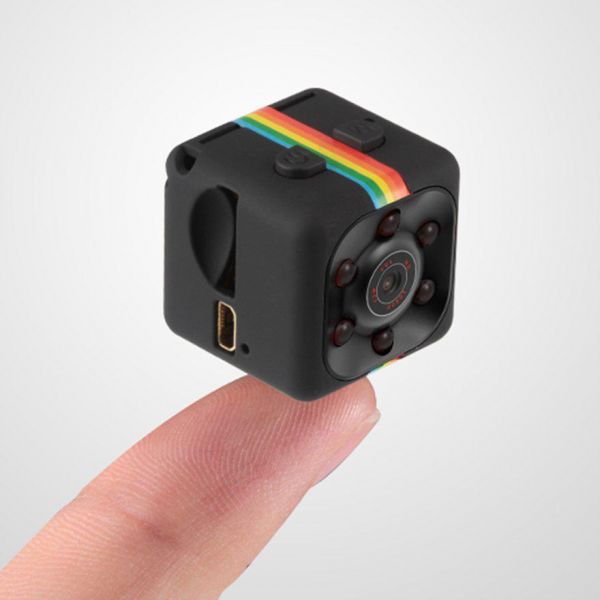 Mini Câmara 1080P HD   Suporte Black
