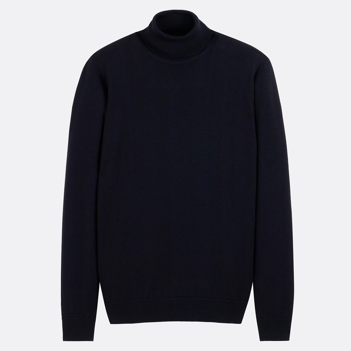 COLEÇÕES LA REDOUTE<br>Suéter de gola alta em lã merino, fabricado na Europa