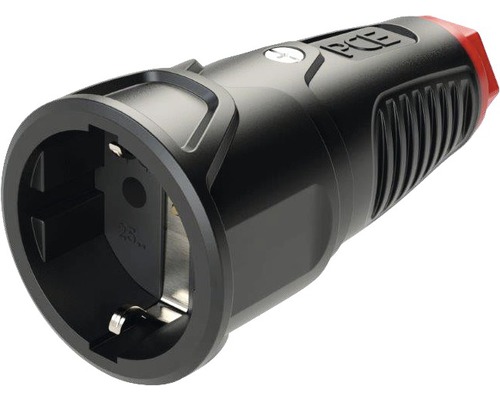 Massieve rubberen koppeling IP20 Taurus 2 zwart/rood