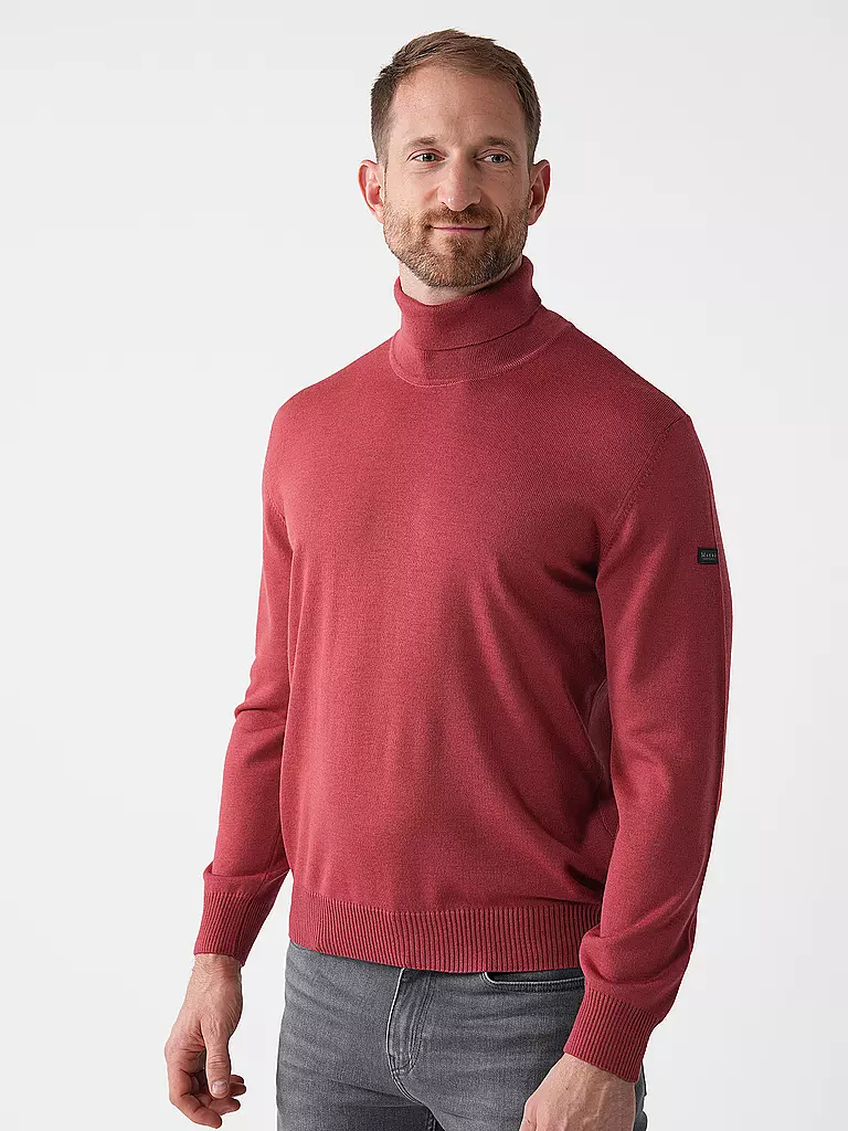MAERZ Rollkragenpullover rot