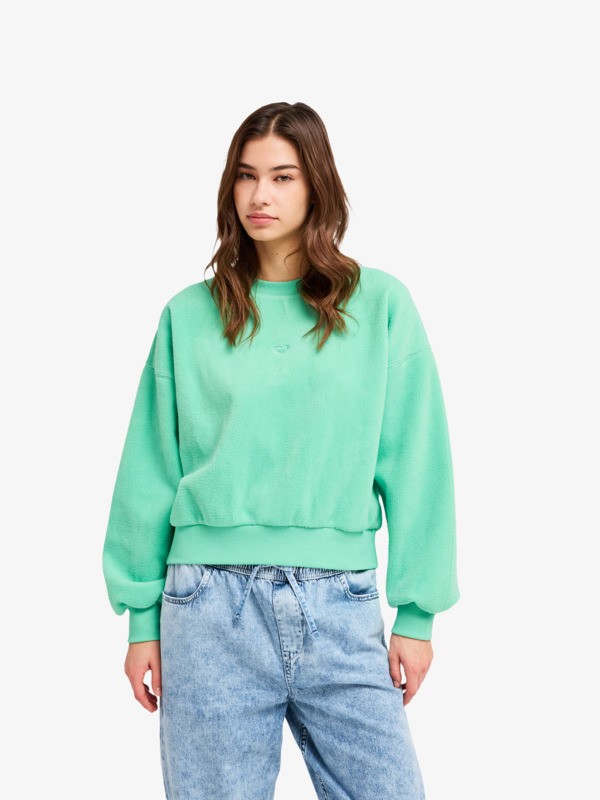Chill Story Polaire en sherpa Vert Femme