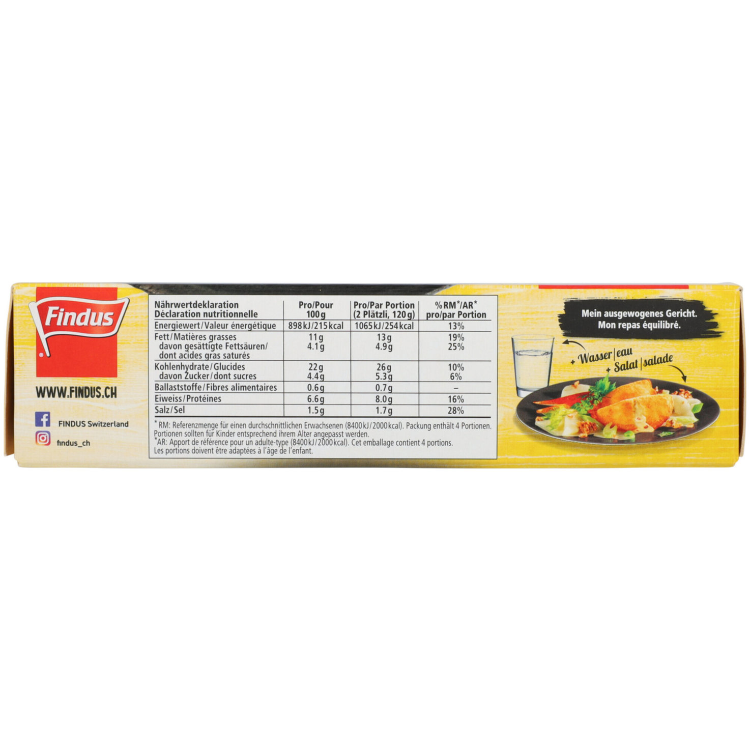 Findus Plätzli Raclette 8 Stück