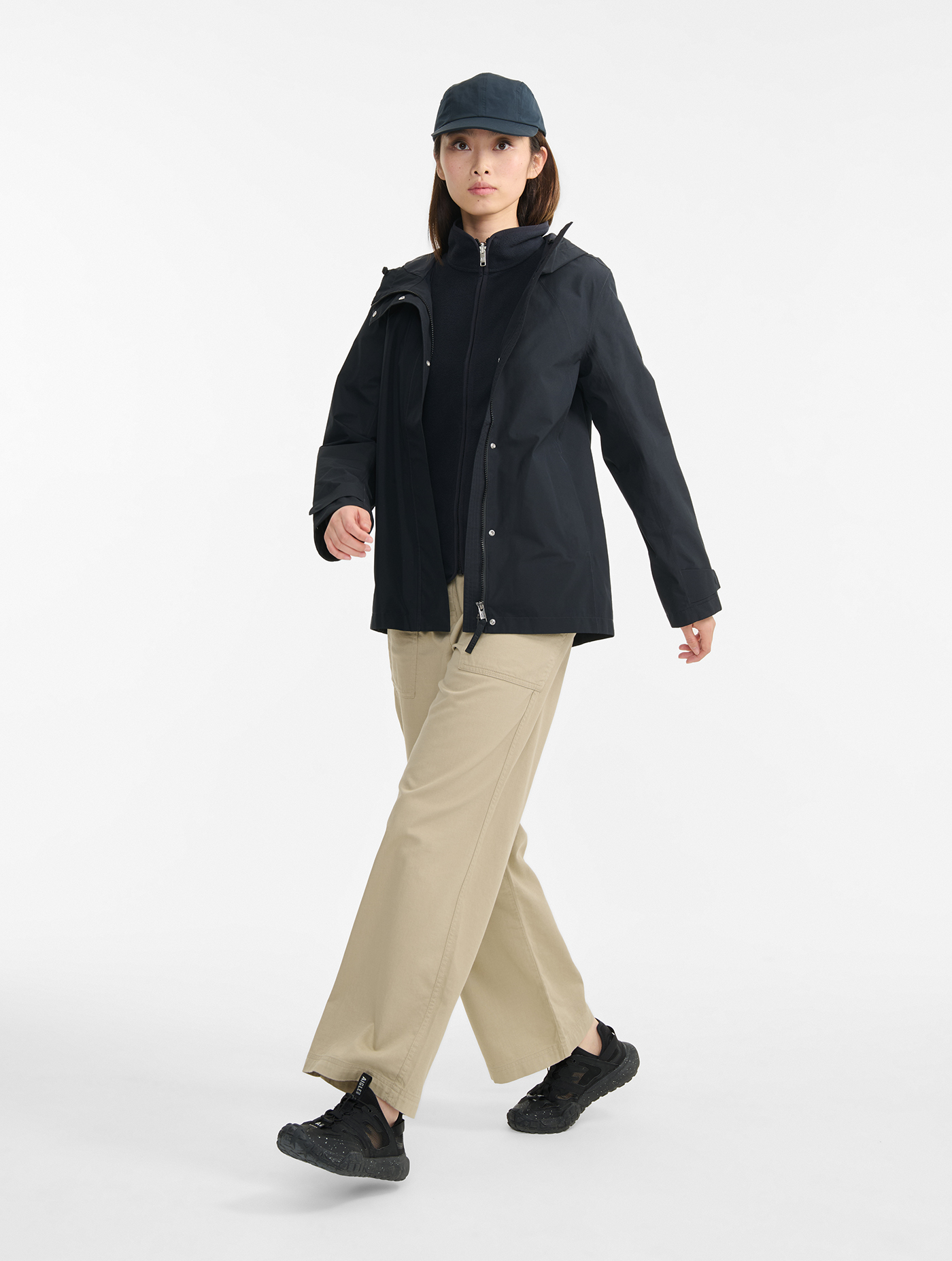 Parka courte GORE-TEX NOIR