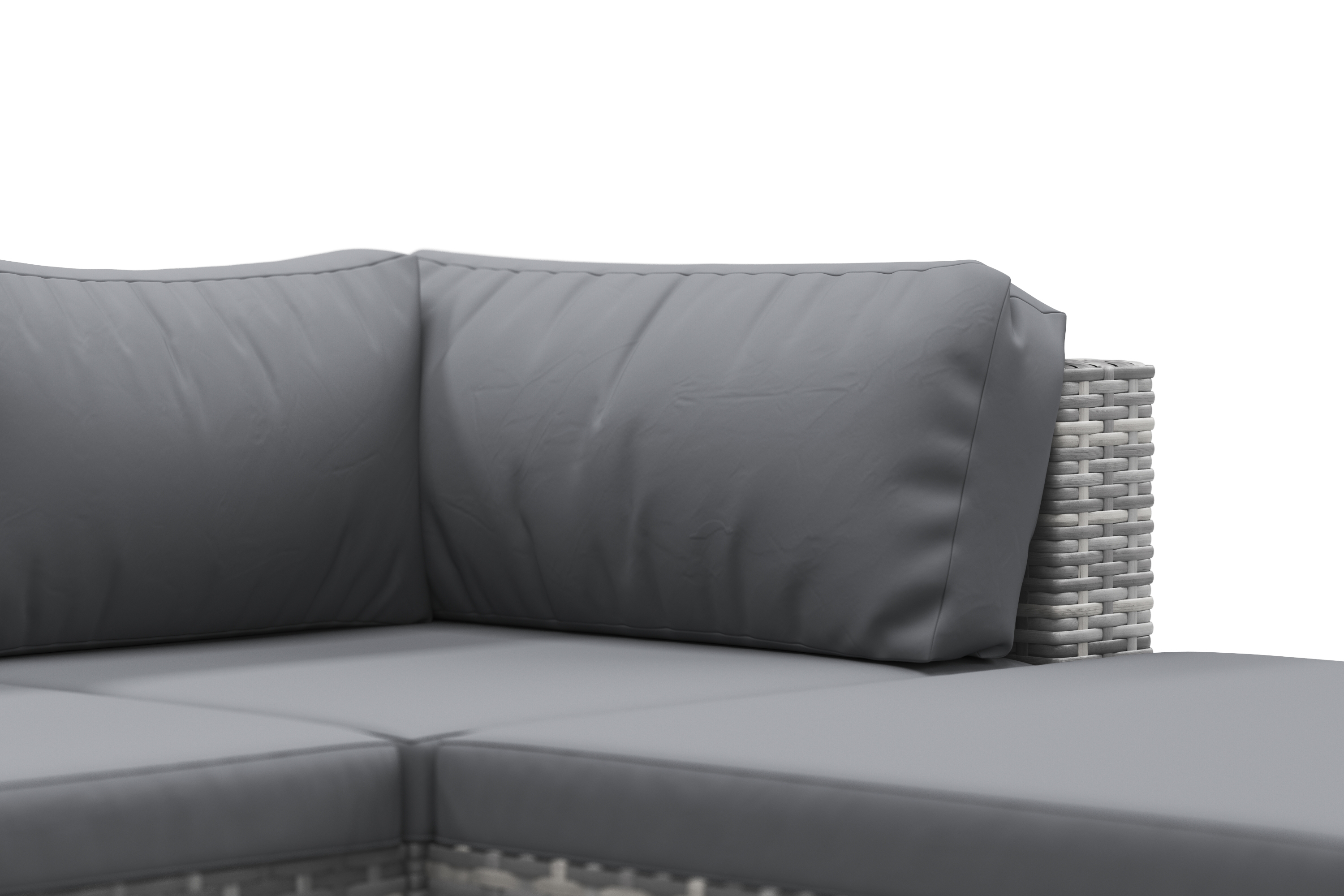 Rattanlounge NAXOS grau/anthrazit