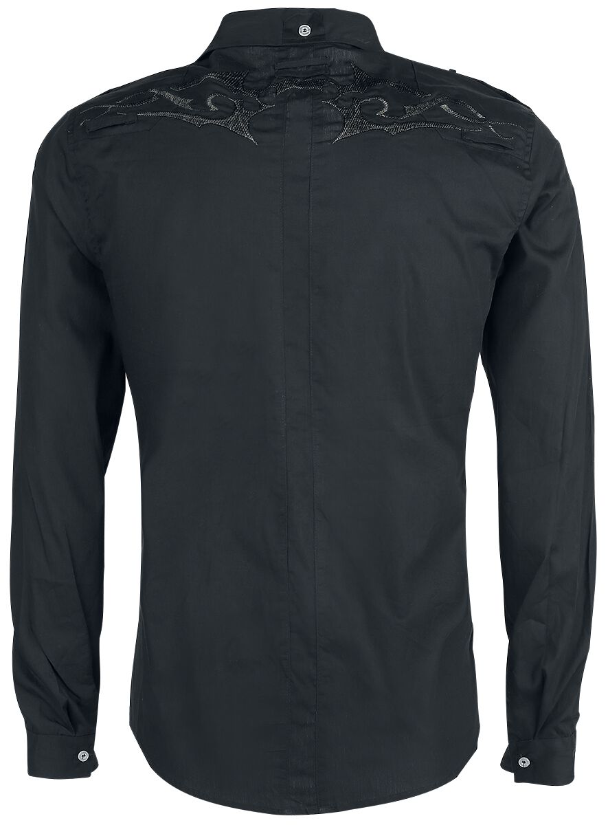 Black Tribe | Gothicana by EMP Chemise manches longues