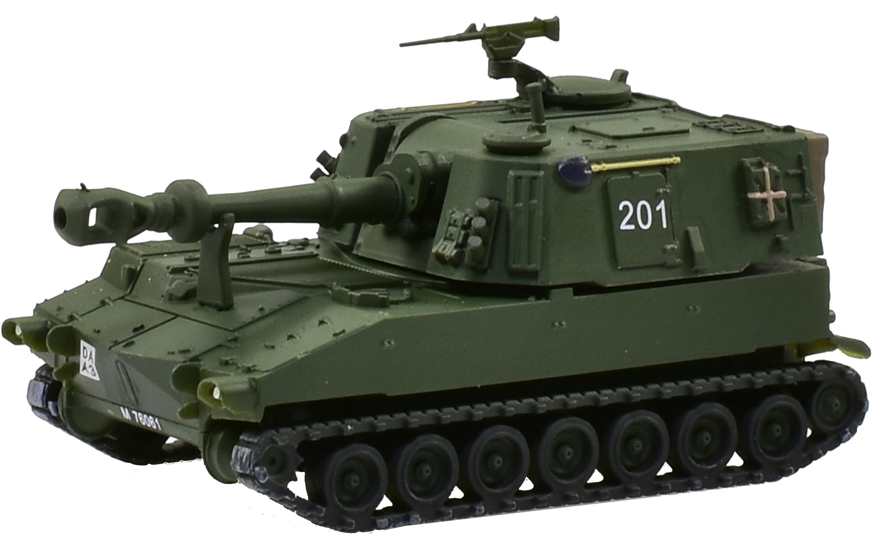 Panzerhaubitze M 109 Jg 66 mit Kurzrohr 1:87H0 Panzer Sammlermodell