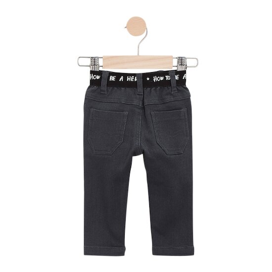 Pop mood Pantalon denim   gris anthracite        de               Marèse