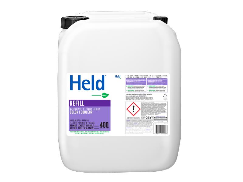 Held Flüssigwaschmittel Color 20 l Umweltfreundliches Waschmittel für farbige Wäsche