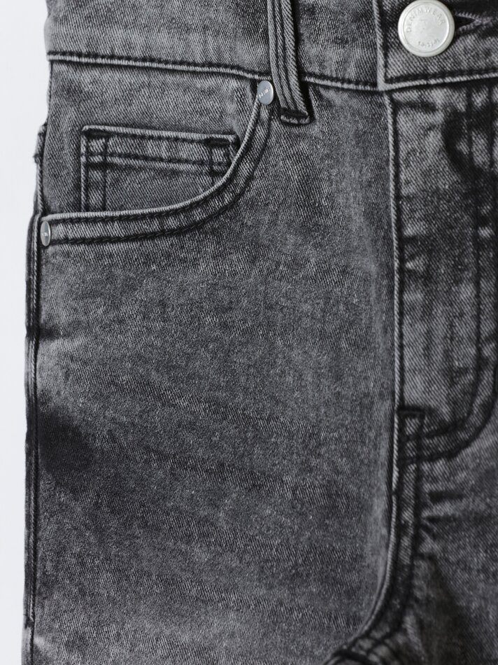 Calça jeans super skinny - Cinza Médio
