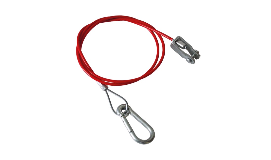 Sikkerhedswire med gaffel 1200mm 3500kg