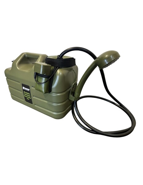 Douche de camping rechargeable Holdcarp avec panneau solaire 10W