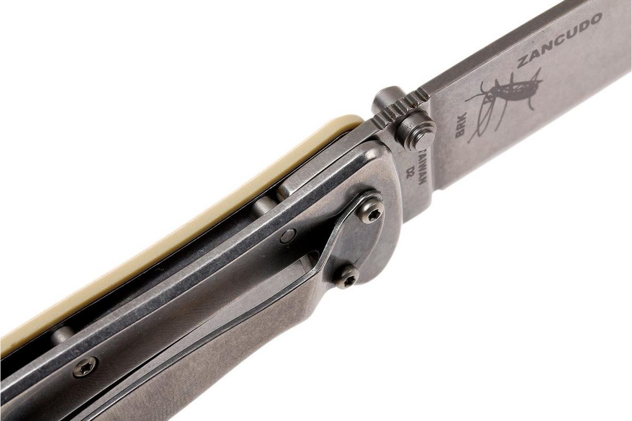 ESEE Knives Zancudo D2 Desert Tan-Stonewashed, BRKR2DT zakmes