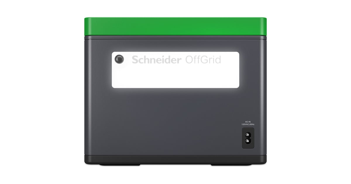 APCSchneider OffGrid draagbare Power Station 730 powerstation  (Zwart/groen, PPS730-GR, Lithium-ion batterij 738Wh, 2x 230V 700W, 3x USB-A QC, 2x USB-C PD)